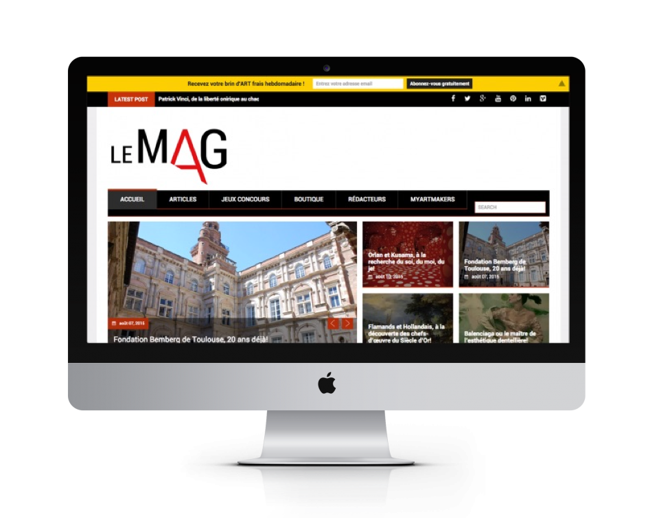 portfolio le mag my art makers - le web francais