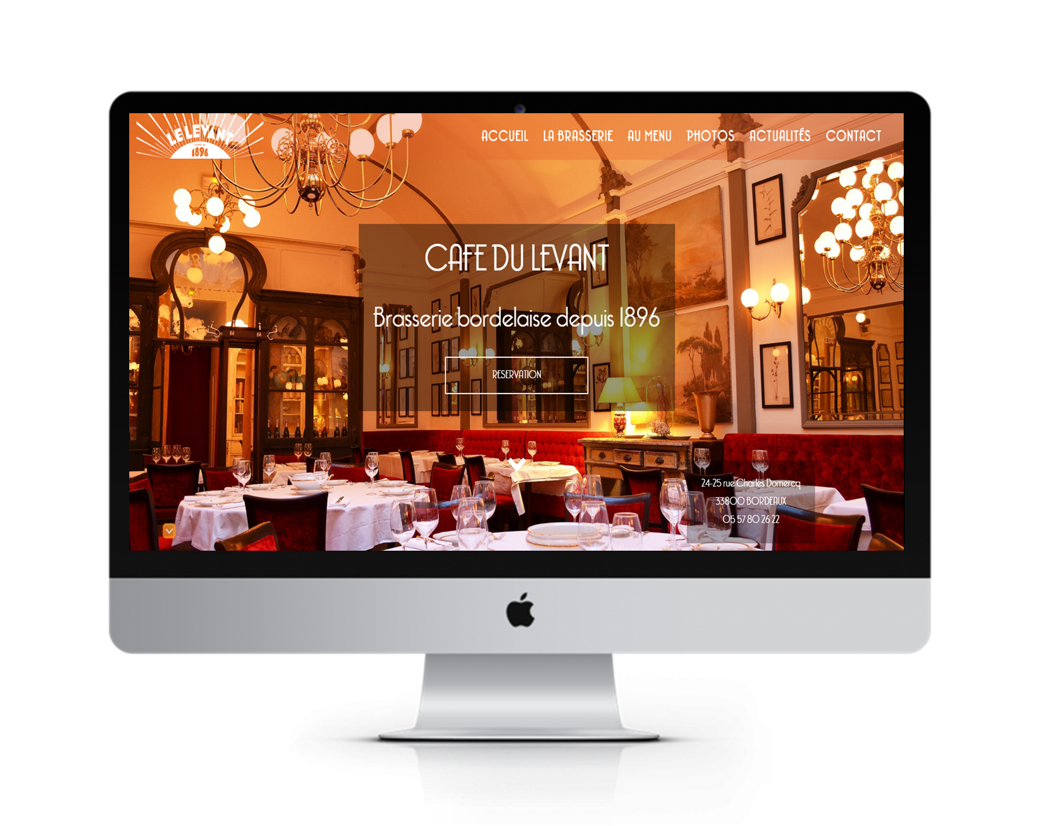 cafe du levant bordeaux site internet restaurant