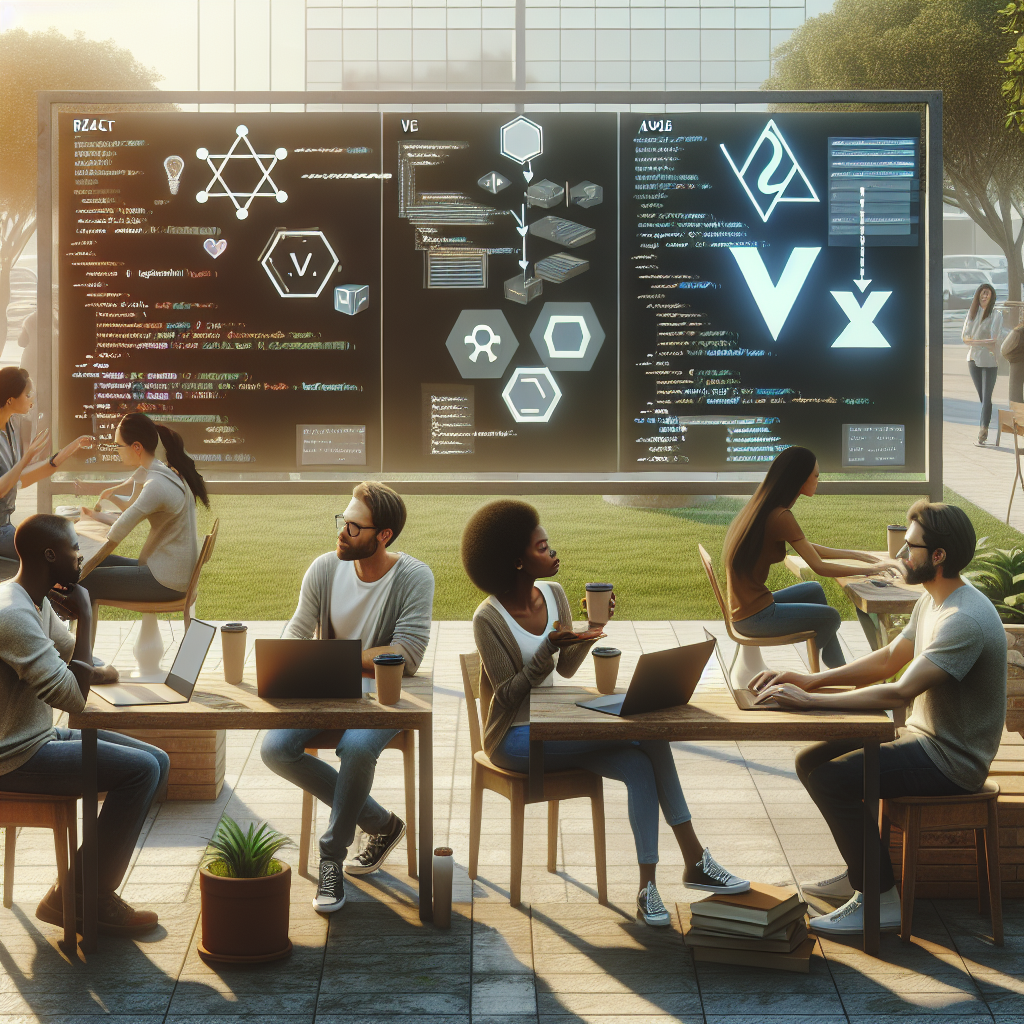 Comparatif des frameworks front-end : React, Vue et Angular en 2025