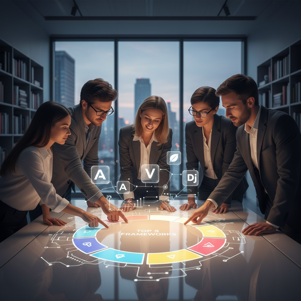 Top 5 frameworks pour le développement de solutions digitales