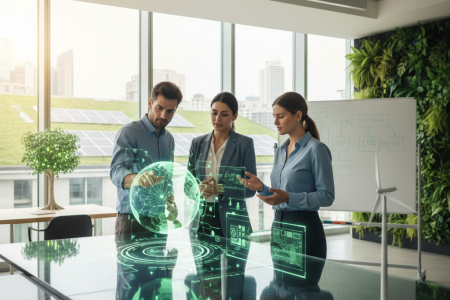 Examinez comment le développement durable influence la création de solutions dig - développement durable, solutions digitales