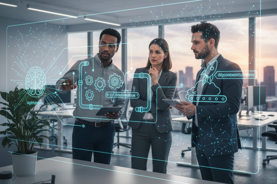 Découvrez une approche avancée pour optimiser et automatiser vos processus de dé - iagénérative, ci/cdautomation, déploiement