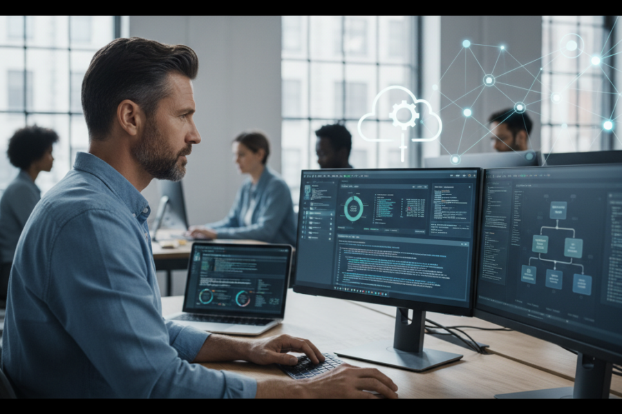 Découvrez l'étude de cas détaillée d'un professionnel de la tech qui a transform - devopsmonitoring, monitoringapplicatif, re