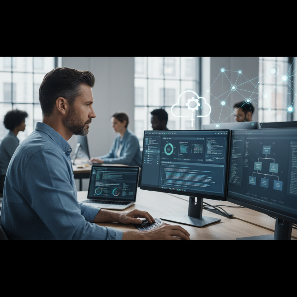 Découvrez l'étude de cas détaillée d'un professionnel de la tech qui a transform - devopsmonitoring, monitoringapplicatif, re