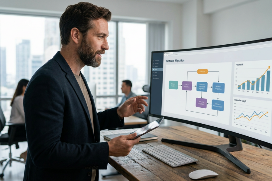 Un plan d'action opérationnel sur 90 jours pour transformer une architecture log - migration monolithique microservices, rent