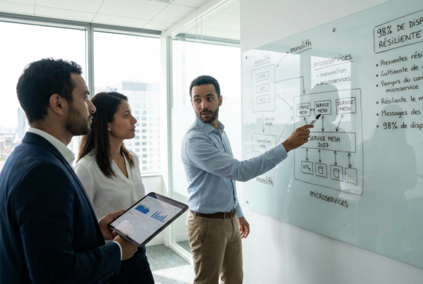 Face à l'explosion du trafic en phase de scaling, le choix entre refonte complèt - migration microservices, architecture scal