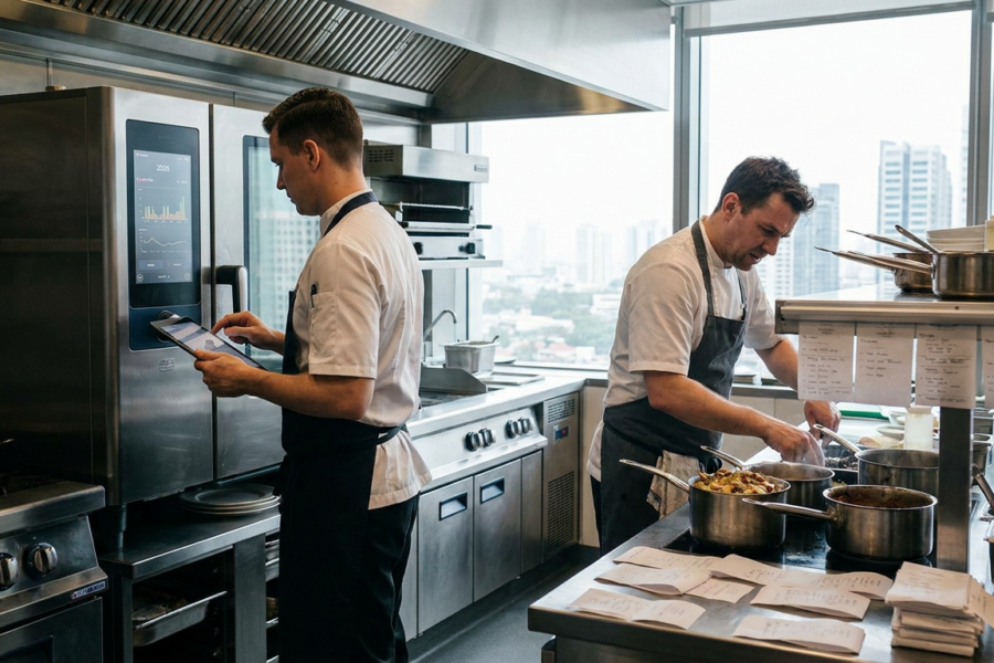 Comme une cuisine professionnelle mal agencée qui ralentit le service en plein r - provisioning d'infrastructure, rentabilité