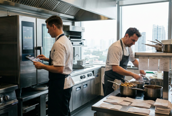 Comme une cuisine professionnelle mal agencée qui ralentit le service en plein r - provisioning d'infrastructure, rentabilité